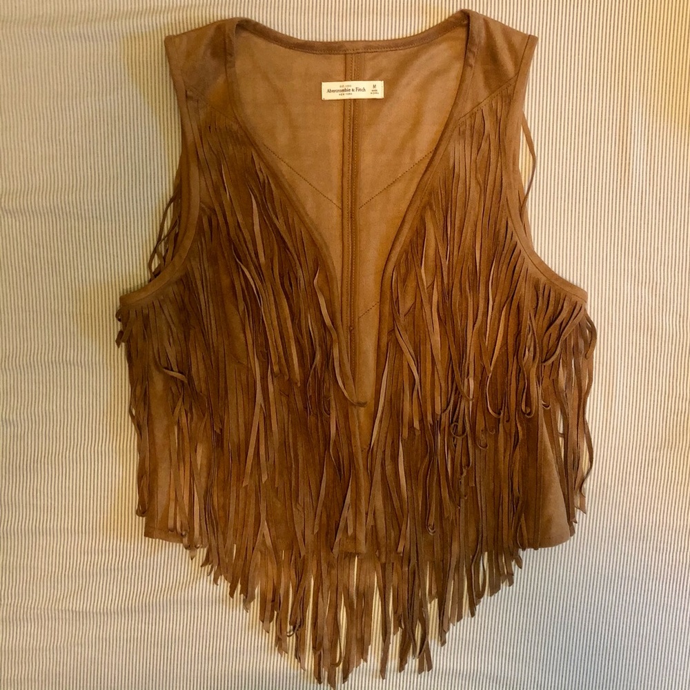 Abercrombie & Fitch - Fringe Vest - Size Medium